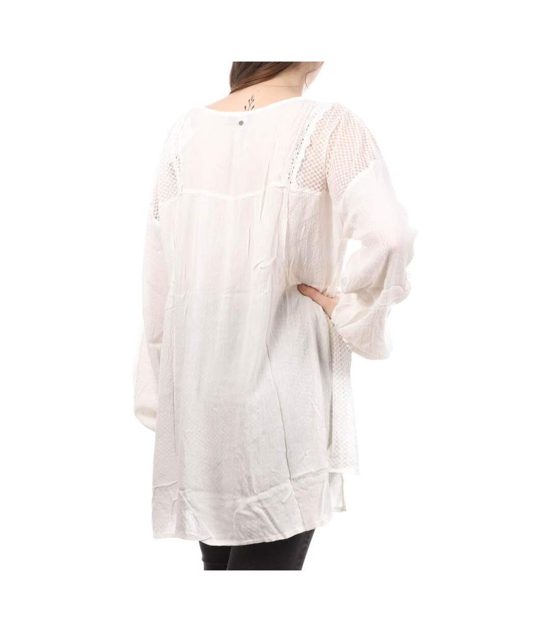 Blouse Blanche Femme Teddy Smith Tisou - M-2