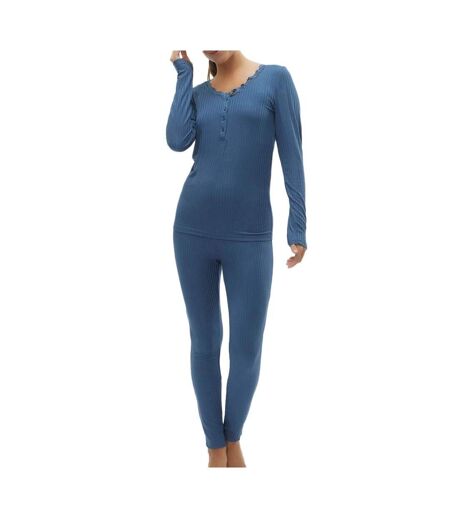 Pyjama bleu femme mamalicious lotus - l