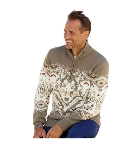 Pull homme marron Atlas For Men