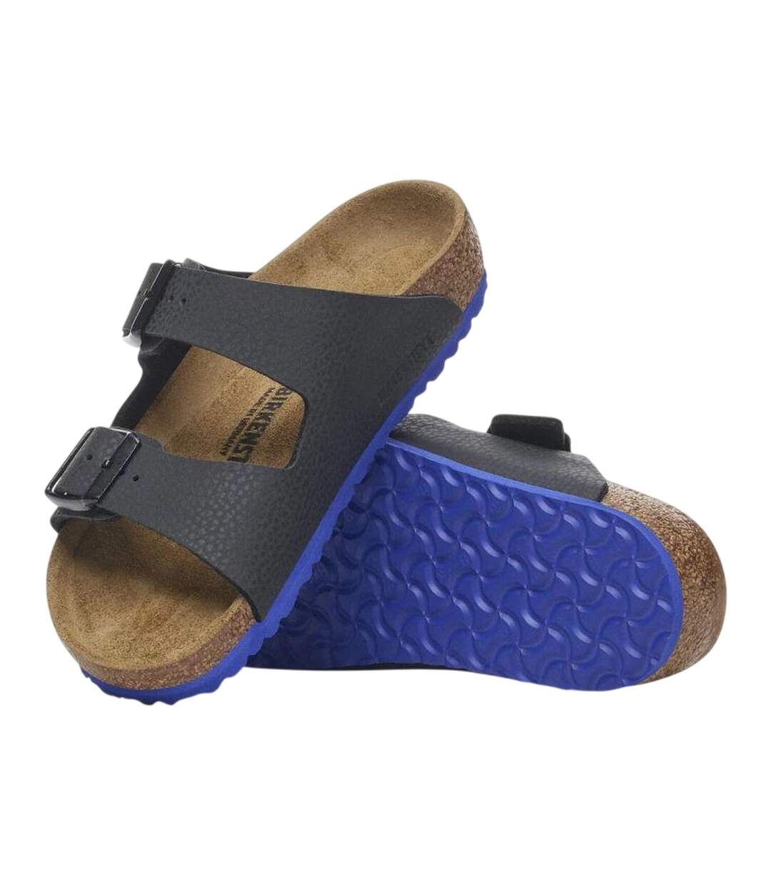 Childrens/kids Arizona Sandals Black Birkenstock-4