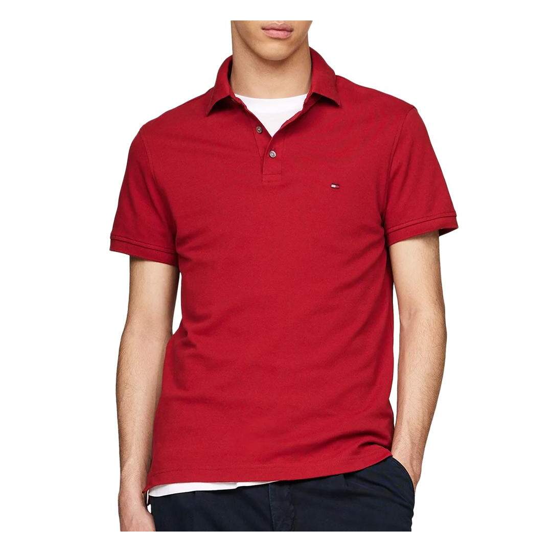 Polo Rouge Vif Homme Tommy Hilfiger 1985 Regular - 3XL-1