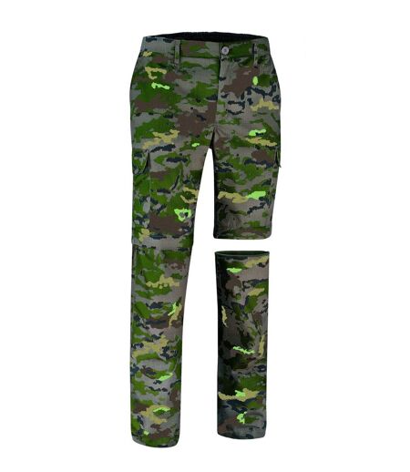 Pantalon trekking camouflage - Homme - BIRDMAN - vert camo