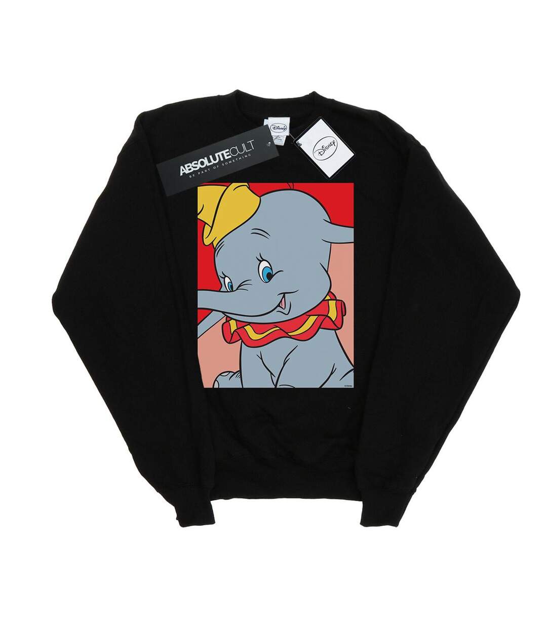 Disney - Sweat DUMBO PORTRAIT - Femme (Noir) - UTBI12686-1
