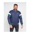 Crosshatch Mens Briski Padded Jacket (Dress Blue)