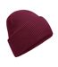 Bonnet Classic Deep Adulte Bordeaux Beechfield-1