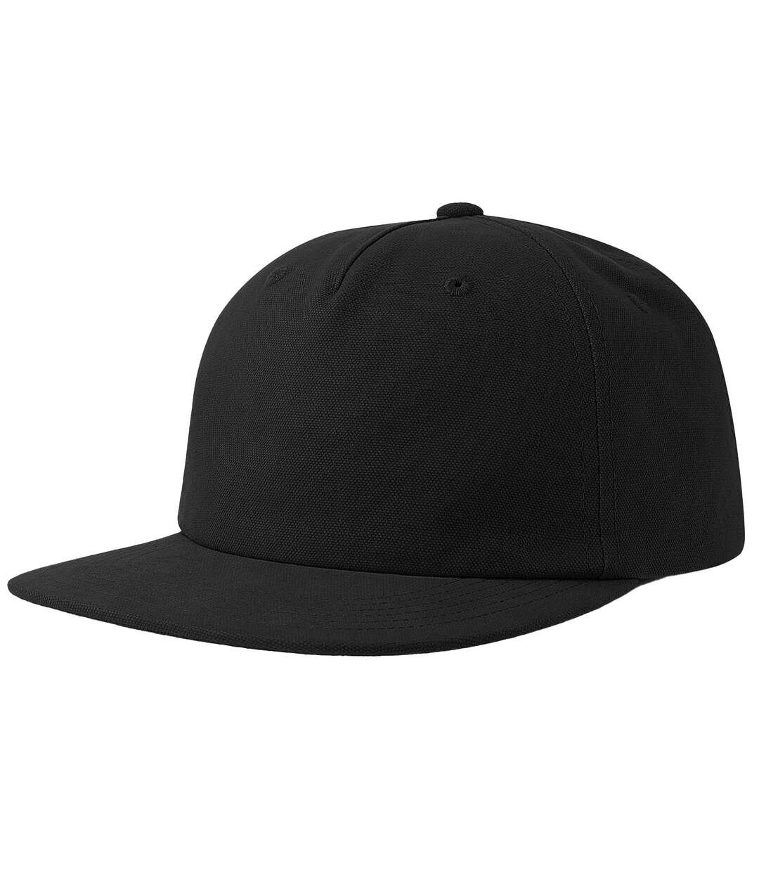 Unisex adult cruz 5 panel sustainable snapback cap black Atlantis-4