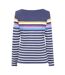 Haut Motif/style Rayé Femme Vieux Vert Bleu Lazy Jacks-4