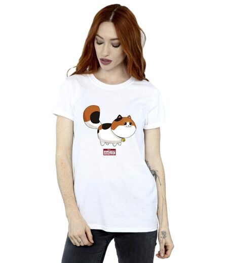 Disney - T-shirt BIG HERO BAYMAX KITTEN POSE - Femme (Blanc) - UTBI15890