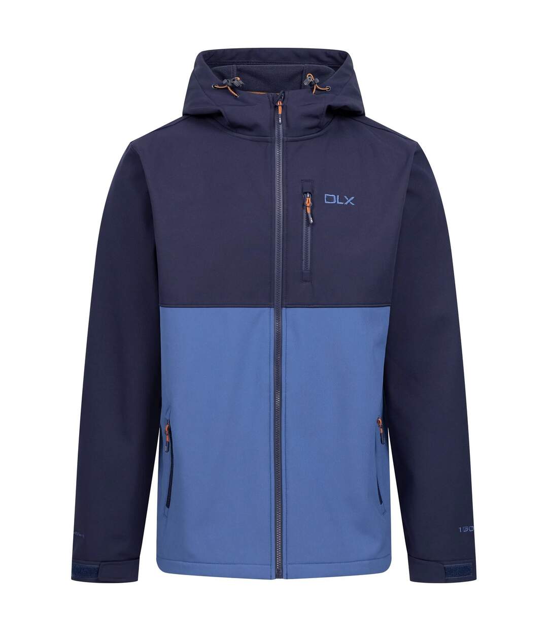 Veste Softshell Imperméable À Capuche Motif/style Blocs De Couleurs Flanagan Homme Bleu Marine Trespass-2