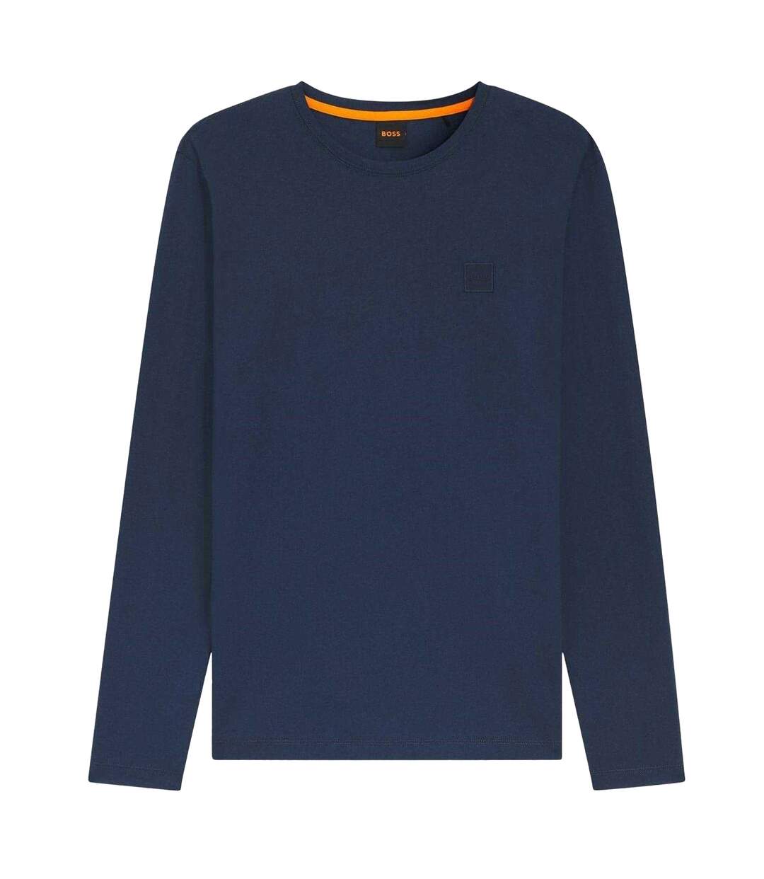 Mens Logo Regular T-shirt Blue Boss-2
