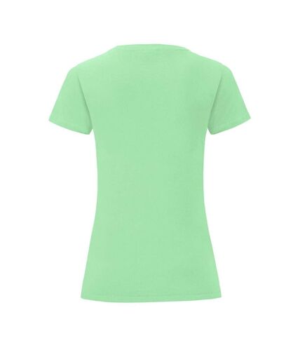 Fruit of the Loom - T-shirt ICONIC - Femme (Vert pâle) - UTBC4799