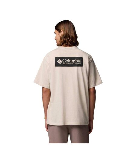 T-shirt Motif/style Logo Dans Le Dos Icon Homme Taupe Columbia