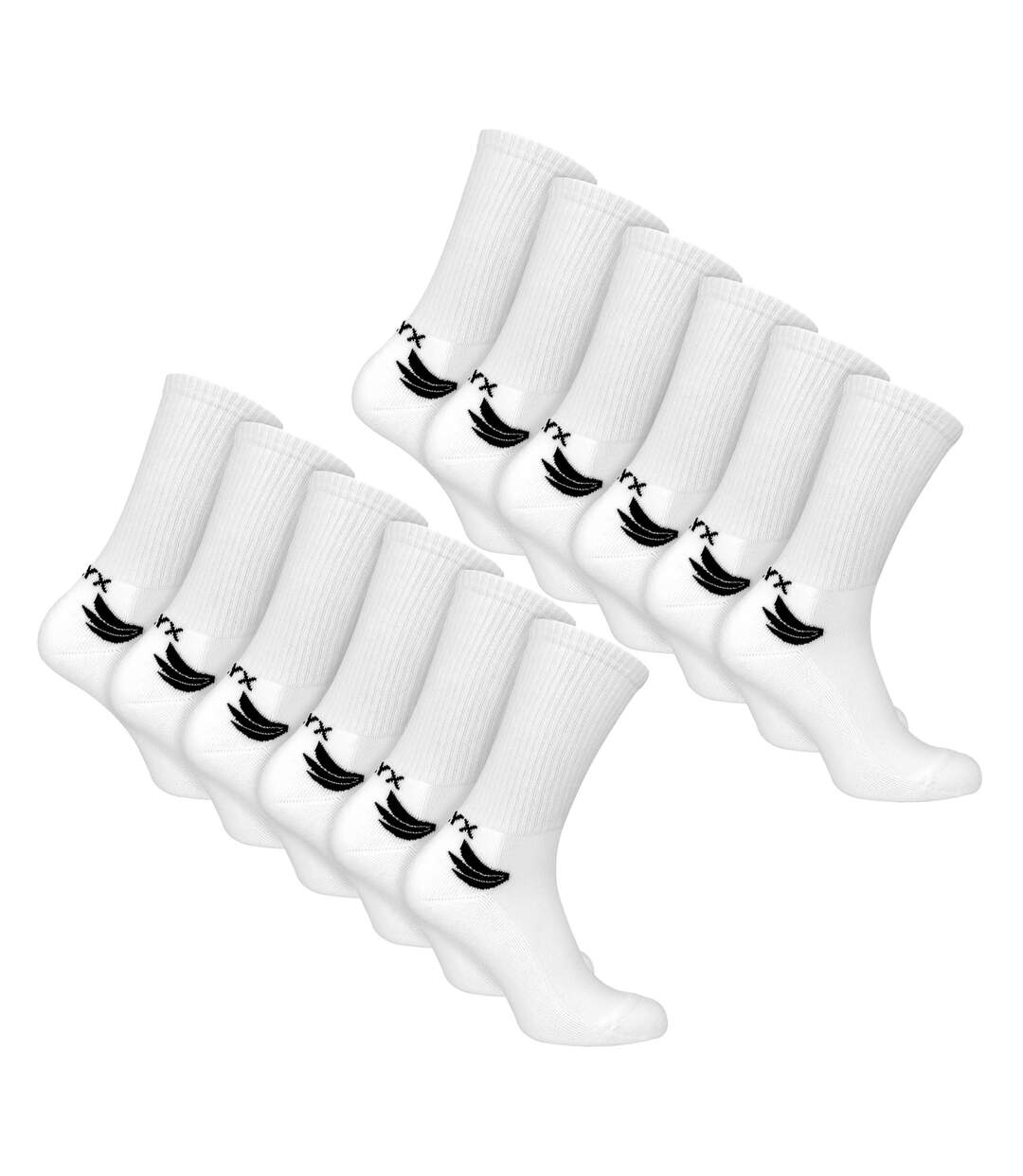 TALYX - Lot de 12 Chaussettes Sport Homme Bambou Renforcées & Douces-1