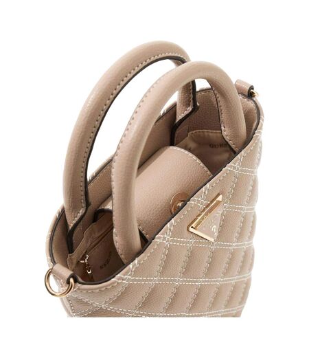 Sac Bandoulière Motif/style Matelassé Giully Femme Taille Unique Taupe Foncé Guess