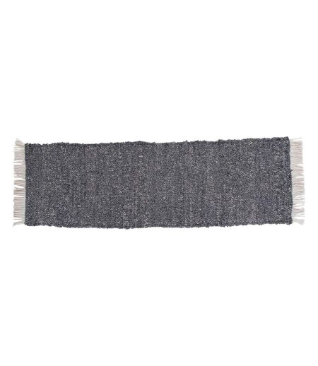 Tapis Déco en Laine Betina 80x250cm Gris