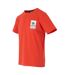 T-shirt Cline Cool Summer Homme Rouge Coquelicot Regatta-4