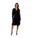 Robe Mi-longue Donny Femme Noir Boss-1
