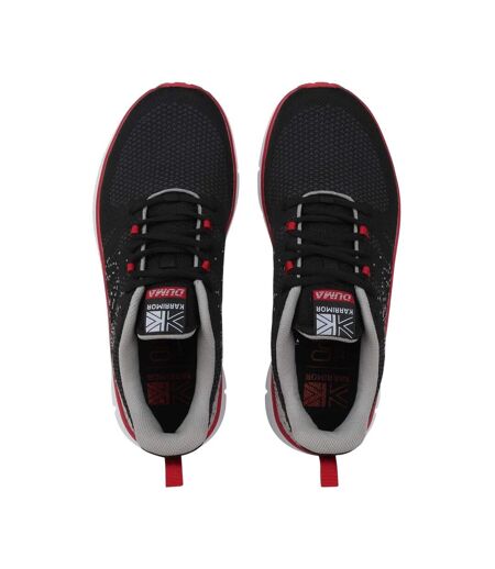 Mens Duma 6 Shoes Black Red Grey Karrimor