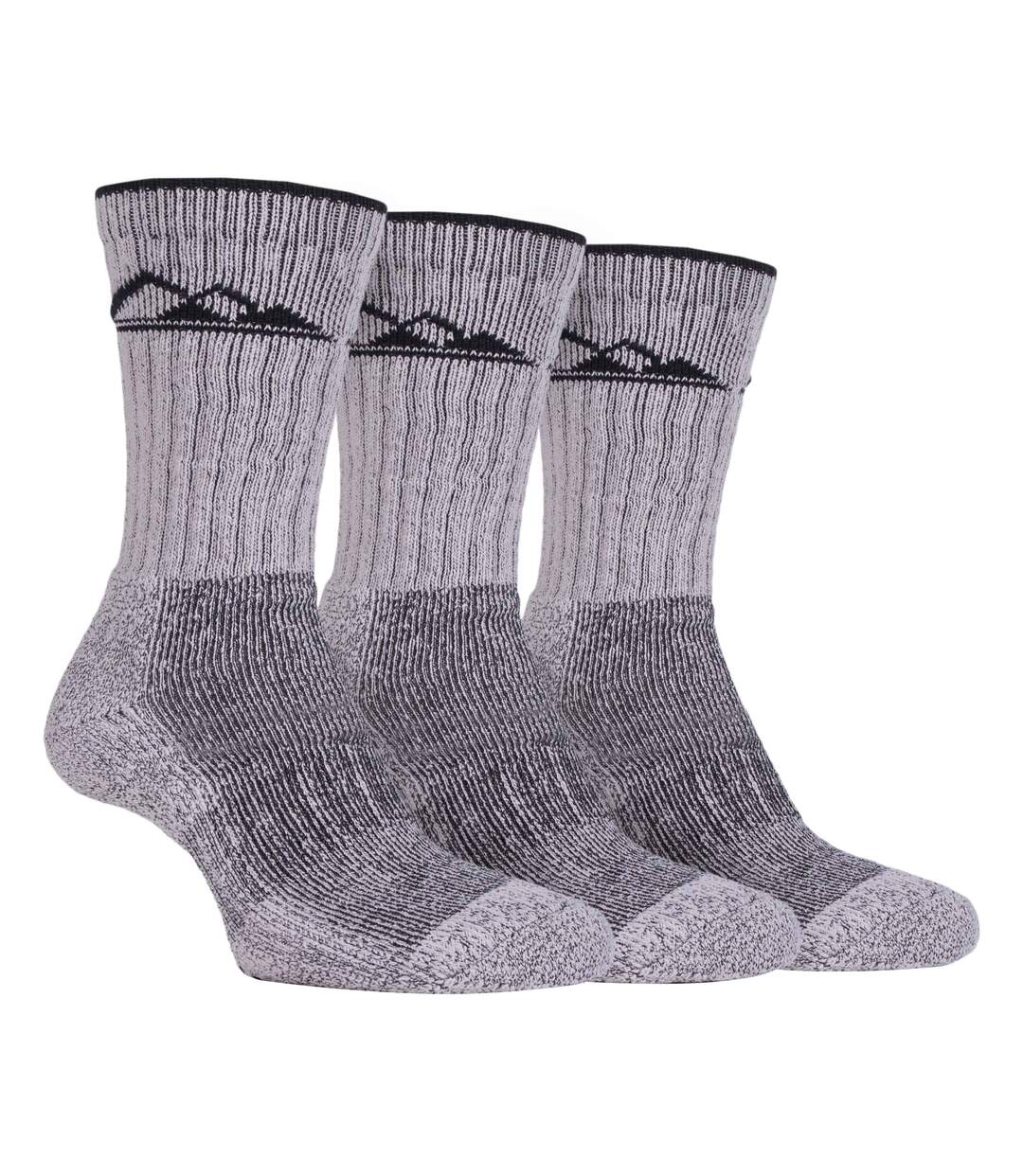 3 Pr Chaussettes Randonnée Homme Coton pour Été