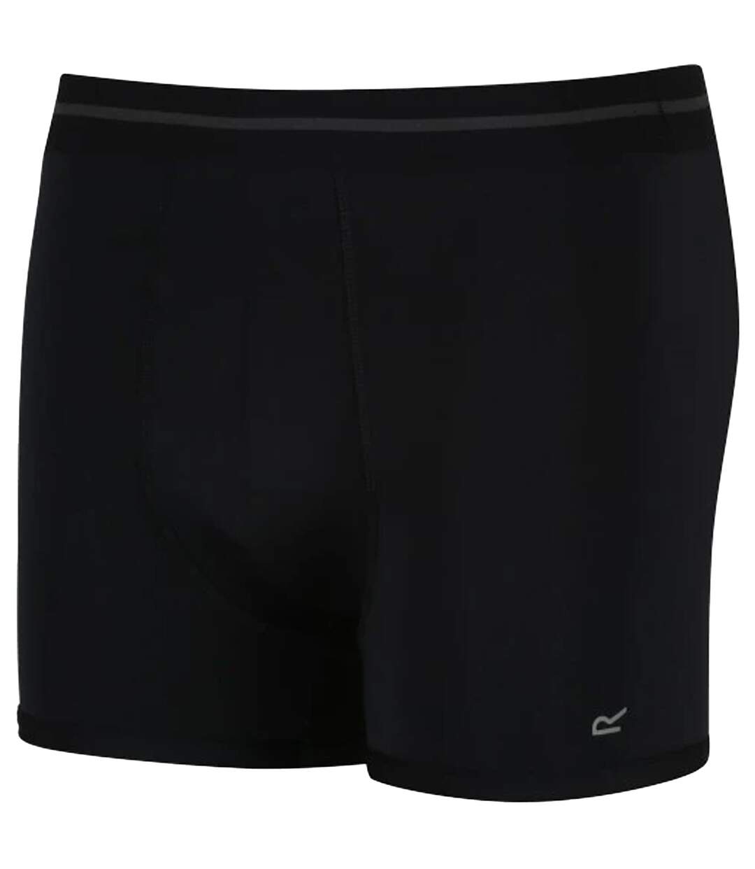 Mens Performance Boxer Shorts 3 Pack Ebony Navy Black Regatta-1