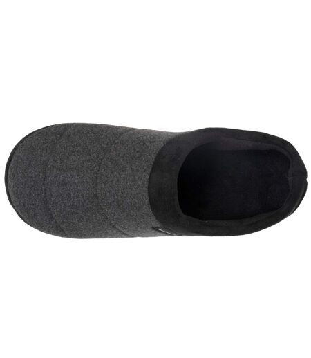 Isotoner Chaussons extra-light Mules homme polaire - semelle gomme ultra souple