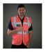 Unisex adult executive hi-vis waistcoat pink Yoko