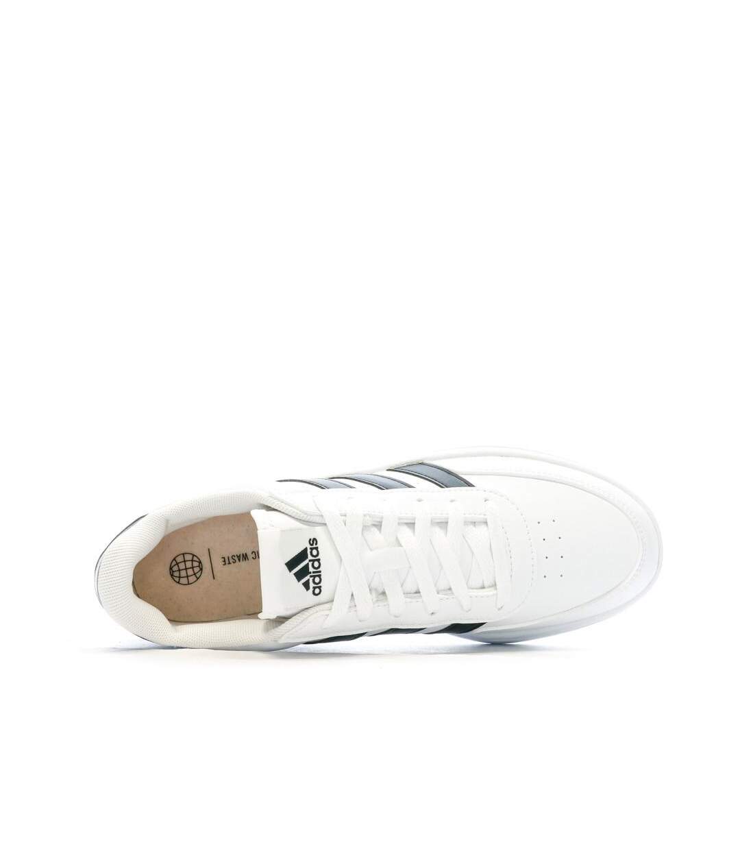 Baskets blanches/noires homme adidas breaknet 2.0-4