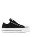Chaussures À Plateforme Chuck Taylor Femme Noir Blanc Converse-1