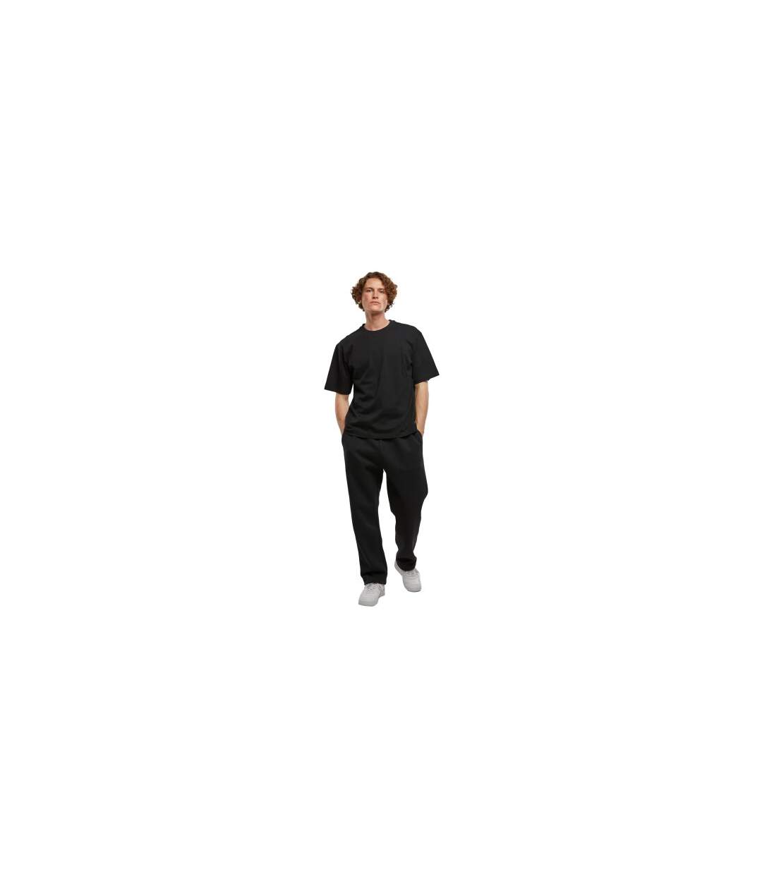 Pantalon De Survêtement Basic Homme Noir New Morning Studios-1