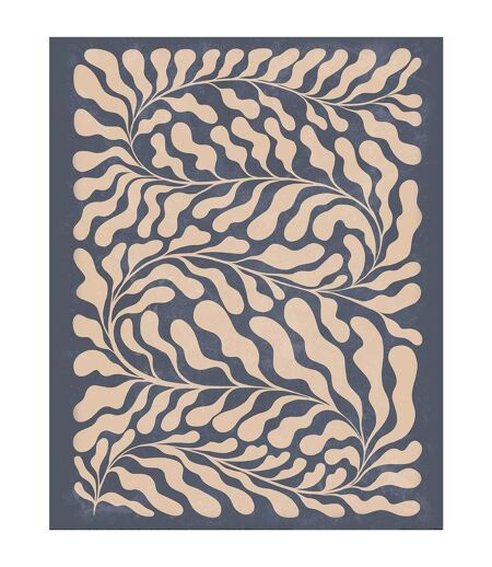 Dominique Vari Endless Foliage Print (Peach/Gray) (50cm x 40cm)