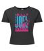Womens/ladies Piano Billy Joel Crop Top Charcoal Amplified-1