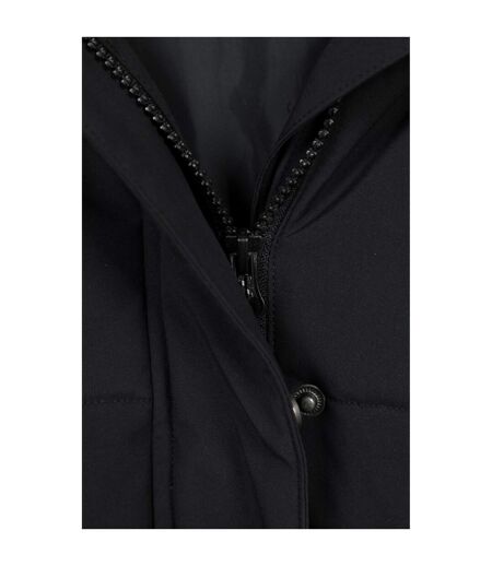 Womens/ladies Shock Padded Jacket Black Mountain Warehouse
