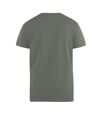 Duke Mens Signature 2 King Size Cotton V Neck T-Shirt (Khaki)