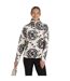 Womens/ladies Lago Calico Half Zip Fleece Top Black White Craghoppers-3