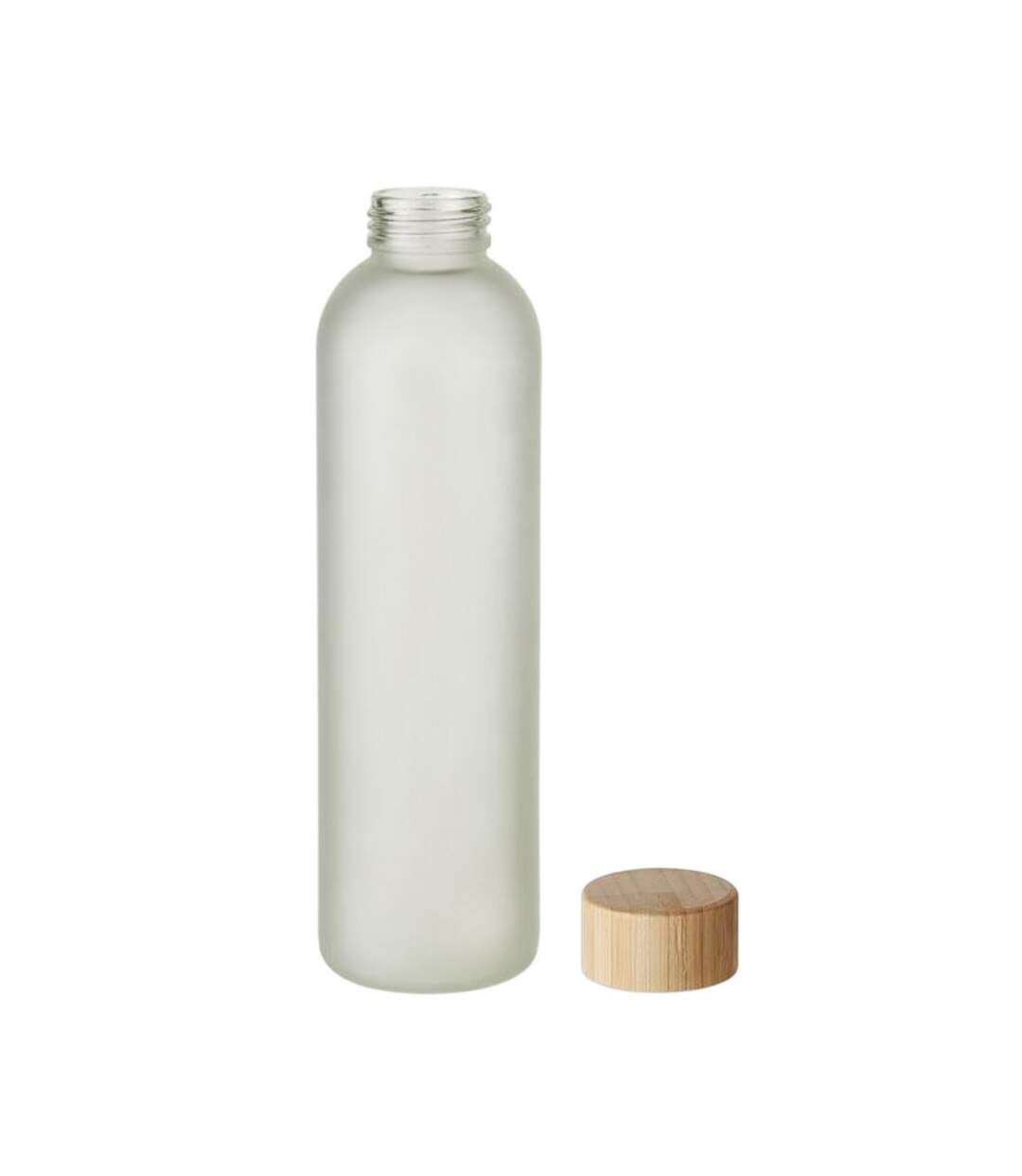 Lom Sublimated Bamboo 650ml Water Bottle One Size Transparent White MidOcean-3