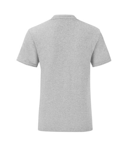 Fruit Of The Loom Mens Iconic T-Shirt (Pack of 5) (Zinc Grey)