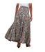 Womens/ladies Boho Maxi Skirt Multicoloured Joe Browns-3