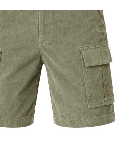 Mens Cotton Plain Cargo Shorts Silver Sage Jack Wills