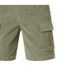 Mens Cotton Plain Cargo Shorts Silver Sage Jack Wills-2