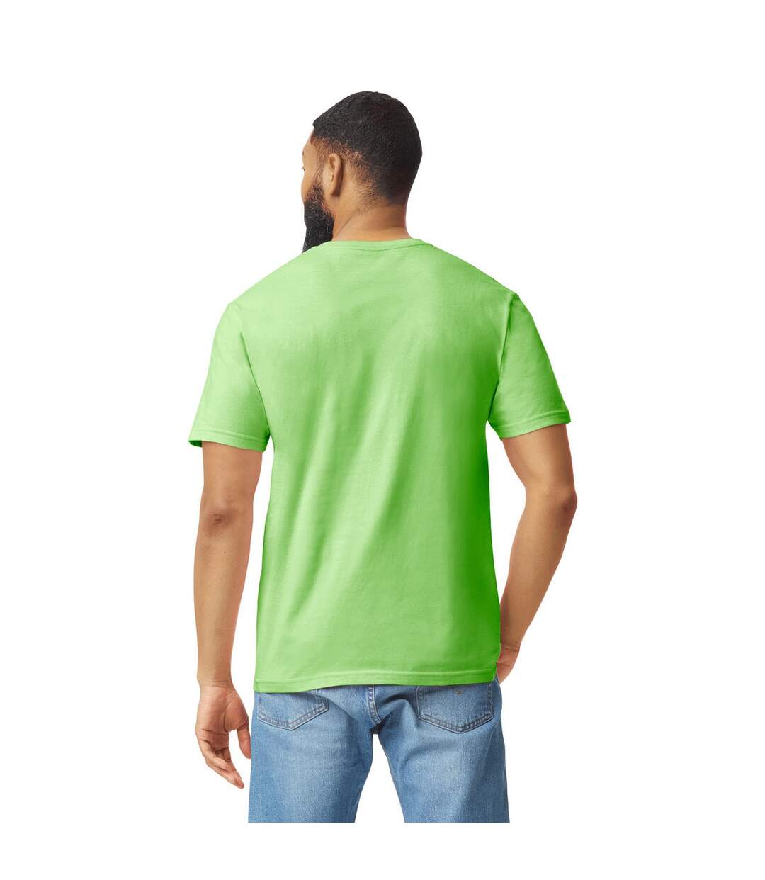 T-shirt Motif/style Uni Softstyle Adulte Vert Clair Gildan-3