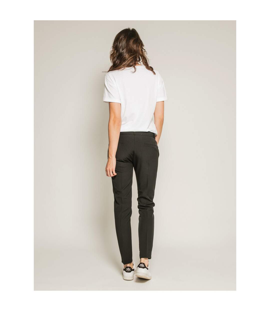 Pantalon cigarette avec bandes ELEONOR - Dona X Lisa-4