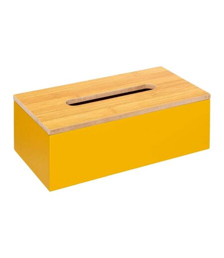 Boîte à Mouchoirs Déco Modern 25cm Moutarde