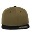 Casquette Ajustable Classic Olive Noir Yupoong-2