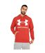 Sweat À Capuche Entraînement Style Gros Logo Rival Homme Rouge Vif Under Armour-1