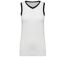 Maillot de basket - femme - PA4051 - blanc et noir-1