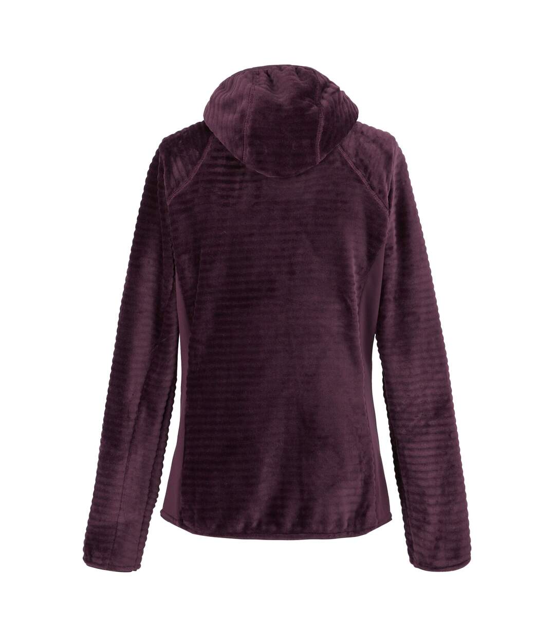 Womens/ladies Endra Hooded Fleece Jacket Deep Plum Regatta-3