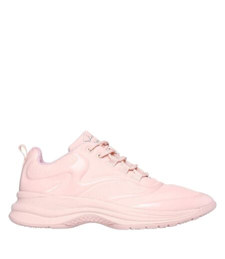Womens/ladies Hot Melt Trainers Blush Skechers