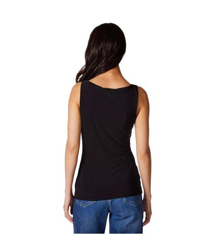 Womens/ladies soft touch tank top black Principles