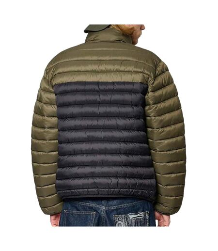 Doudoune noire/kaki homme kaporal bora