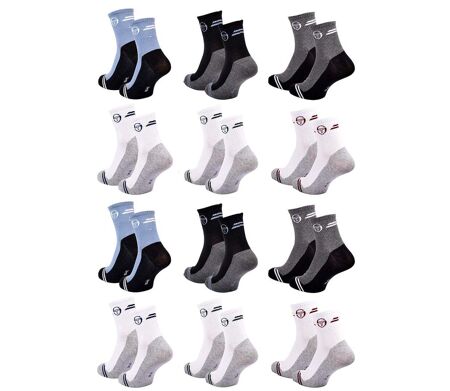 Chaussettes SERGIO TACCHINI QUARTER 12 Pcs 7515